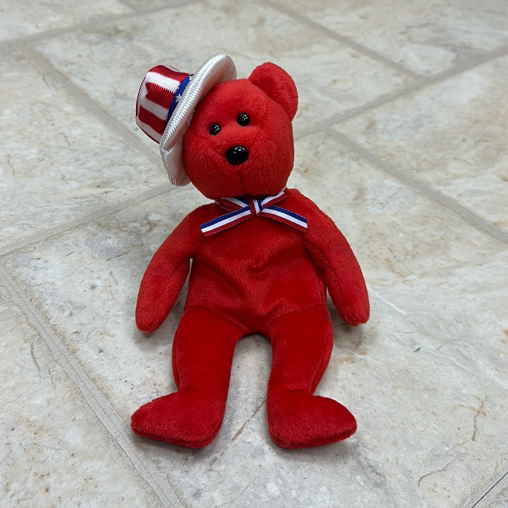 Sam, the USA beanie baby